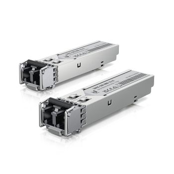 Módulo SFP Ubiquiti UACC-OM-MM-1G-D-2 Multi-Mode, 1250Mbit/s, LC, Pack 2, 550m