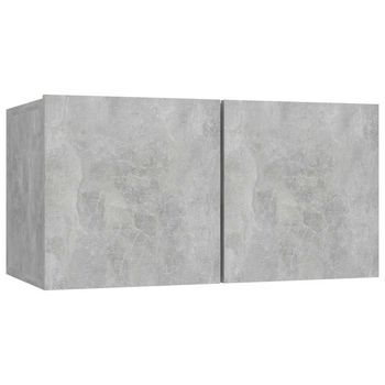 Mueble De Salón Colgante Gris Hormigón 60x30x30 Cm Vidaxl