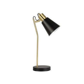 Lámpara Mesa Metal Negro 22x14x45