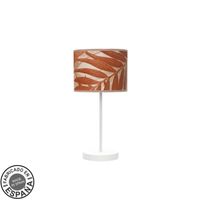 sobremesa moda 1xe14 blancohoja caldera 42x17x17cm