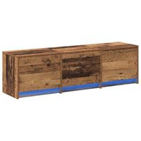mueble de tv madera vieja madera de ingenieria vidaxl