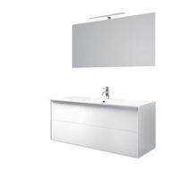 composicion bano 4 piezas igea blanco mate en mdf