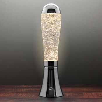 BIG BLOB Silver Glitter Lamp