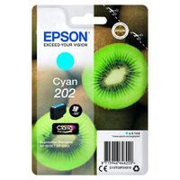 epson 202 t02f24010 cyan original claria premium standard capacity ink cartridge kiwi