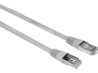 cable de red - hama rj-45 cat-5e stp 15 metros gris