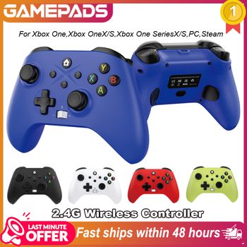 Control Inalámbrico 2.4G para Xbox ONE/Slim/Series S/X, Consola PC, Joystick con Giroscopio de 6 Ejes y Función Turbo