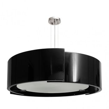 Mi Lampara - Colgante Oslo Cromo/blanco 8xe27 D 90cm