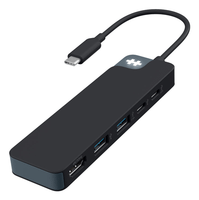 hyperdrive flex 5 port usb-c hub black