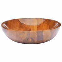 lavabo de bano moderno  lavabo de madera maciza de teca 60x40x10 cm