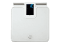 bascula analizador de fitness - jata hbas2501 peso max 180 kg pantalla lcd 8 sensores alta precision memoria para personas blanco