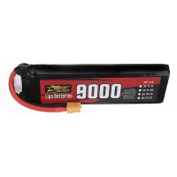 bateria zop power 74v 9000mah 100c 2s lipo con conector xt60 para dron rc