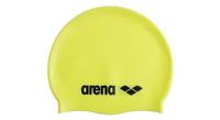 gorro de natacion de  p silicona  p arena classic amarillo