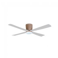 ventilador de techo led napur madera cct dim 18w