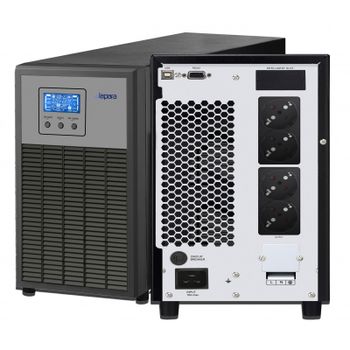 Sai UPS Online Lapara SH 3000 Va, pantalla LCD, de doble conversión, compatible con generador, capacidad 3000VA / 2700W