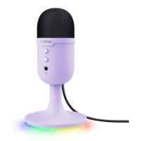 microfono trust gxt 234 yunix usb cardioide con mute y rgb