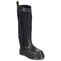 dr martens botines quad hi dr black classic pull up para mujer