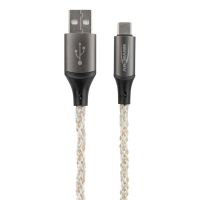 cable usb-a a usb-c ansmann 1700-0158 1 m iluminacion led multicolor