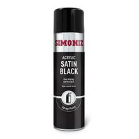 satin matt black spray paint 500ml