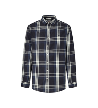 Pepe Jeans para hombre. PM3090824 Camisa Codar marino (L), Casual, Algodón, Manga larga