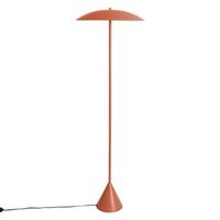 lampara de pie interior metal o50cm terracota
