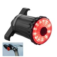 rockbros wr05 100lm luz de freno inteligente de bicicleta 7 modos de iluminacion carga usb luz trasera de bicicleta 500m