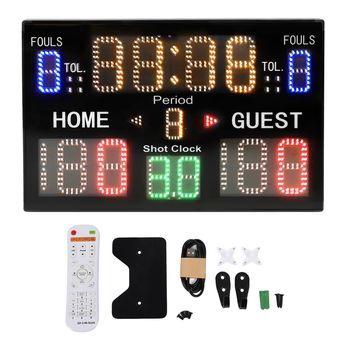 Tablero De Puntuación De Baloncesto Multifuncional