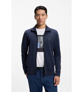 BOSS para hombre. 50511709 Sudadera Zestart marino (S), Casual, Algodón