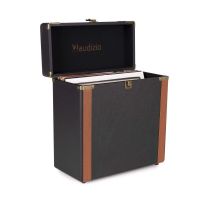 maleta audizio rc37 para 35 discos de vinilo negro