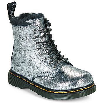 Dr. Martens Botines Serena T Silver Distressed Foil para niña
