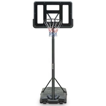 Canasta De Baloncesto - Juego Exterior - Acero Y Pvc - Negro (99x60x304.8cm)