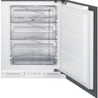 smeg ukud7108fsep integrated undercounter freezer - white white
