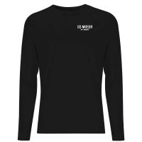 pbk gs mossa meet ride feel good techno mens long sleeve t-shirt - black - xxl - black
