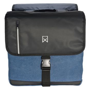 Bolso Doble De Ejecutivo Negro Y Azul 30 L Willex