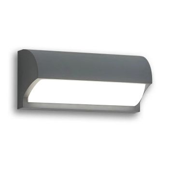 Lúzete - Aplique Exterior Led 20 W 4000k Ip65 Gris Claro Pandorea Led Integrado 170-265 Vac