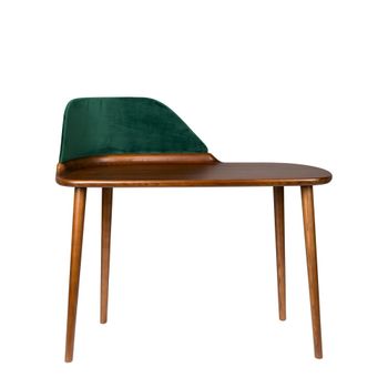 Escritorio de madera marrón