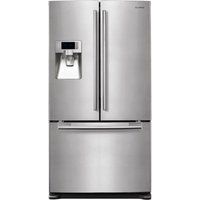 samsung american-style fridge freezer silver rfg23uers silver