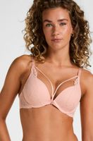 hunkemoller sujetador push-up de aros preformado isadora rosa