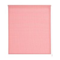 estoralis - estor enrollable translucido  estampado cocina  130 x 255 cm anchoalto tamano tela 127 x 250 cm  vichy-1 rojo
