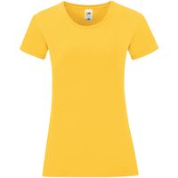 fruit of the loom camiseta iconic para mujer