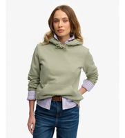 superdry para mujer w2012667a sudadera essential logo verde s casual algodon