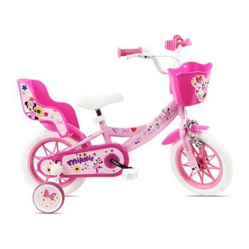 Bicicleta Niños Minnie Mouse 12 Pulgadas 3 Años