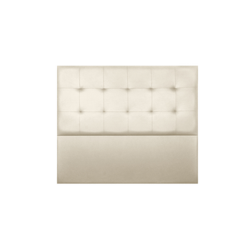 Cabecero Tapizado Mediterráneo 210x120 Cm. Polipiel Beige. Kamibia