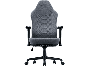 Silla gaming - Razer Iskur V2 X, 2D (regulable en altura y anchura), Carga máxima 136 kg, Reclinable 152°, Soporte lumbar integrado, Gris Claro