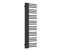 radiador toallero mural kviteseid 24 tubos 558 w acero 146x45 cm - negro neuhaus