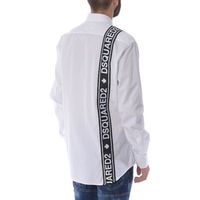 dsquared camisa manga larga chemise white s74dm0141 para mujer