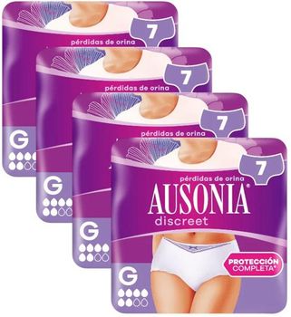 Ausonia Discreet Braguitas Incontinencia Mujer Normal L 4x7 uds