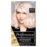 loreal paris preference infinia hair dye various shades - 1021 stockholm very light pearl blonde