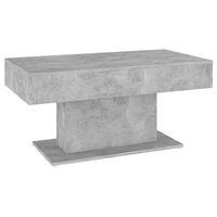 mesa de centromesa auxiliarmesa de cafe madera contrachapada gris hormigon 96x50x45 cm