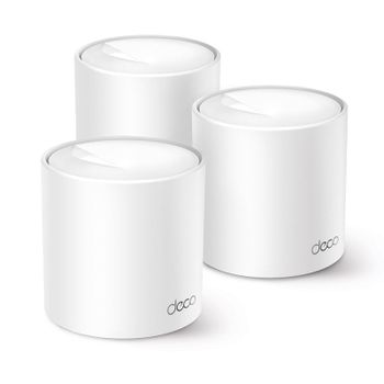TP-Link Deco X10 Sistema Deco Wi-Fi 6 Mesh AI AX1500 Doble Banda Blanco Pack 3 Unidades