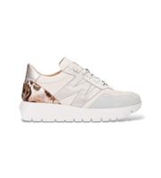 wonders para mujer a-24100 zapatillas de piel odisei blanco roto 36 3 a 5cm cordones casual